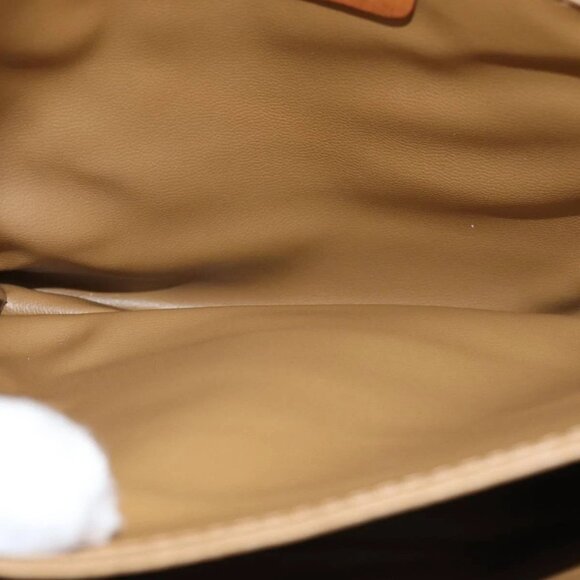 CELINE Macadam Canvas Shoulder Bag Beige Brown Auth 82147 - Picture 11 of 16